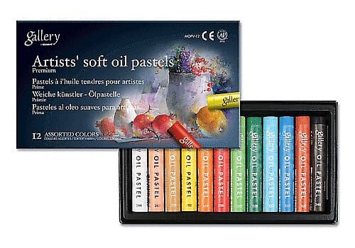 Mungyo Gallery měkké olejové pastely sada 12 barev