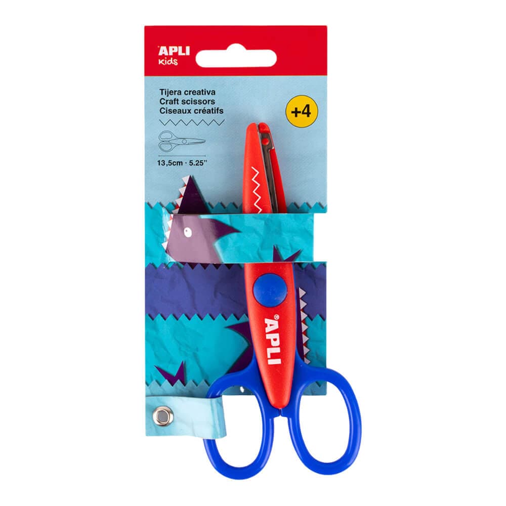 Apli kreativní nůžky pro děti zoubkovaný střih 13,5 cm