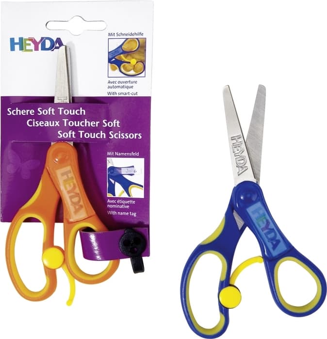 Heyda Soft Touch nůžky pro leváky zakulacené hroty