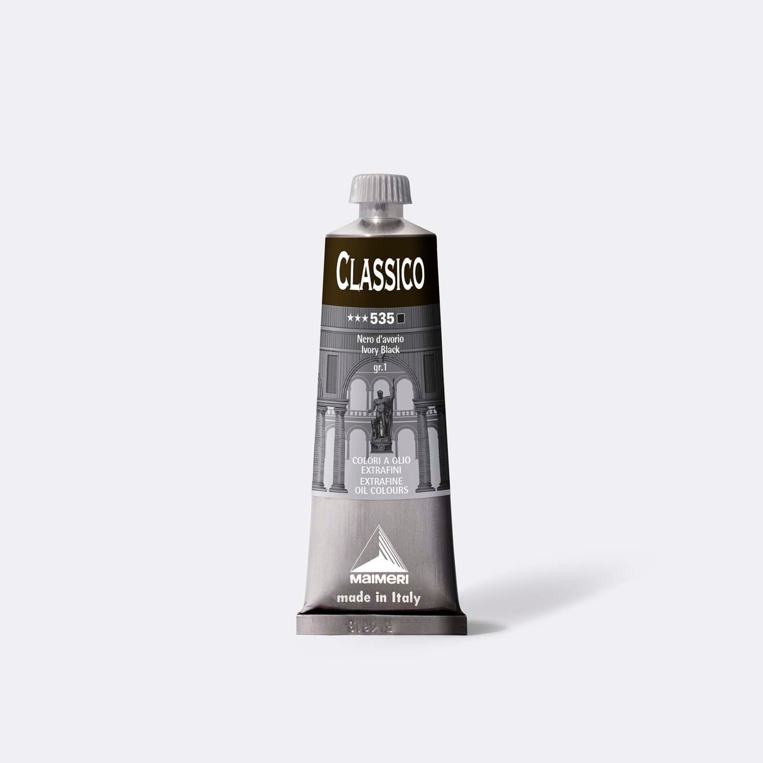 Maimeri Classico olejová barva černá slonovinová 60 ml