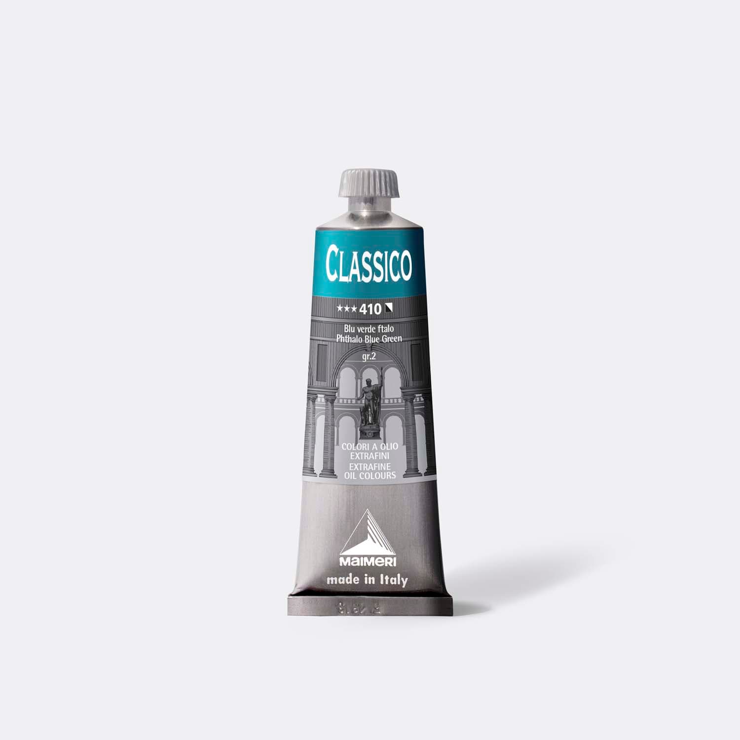 Maimeri Classico olejová barva modro zelená phtalo 60 ml