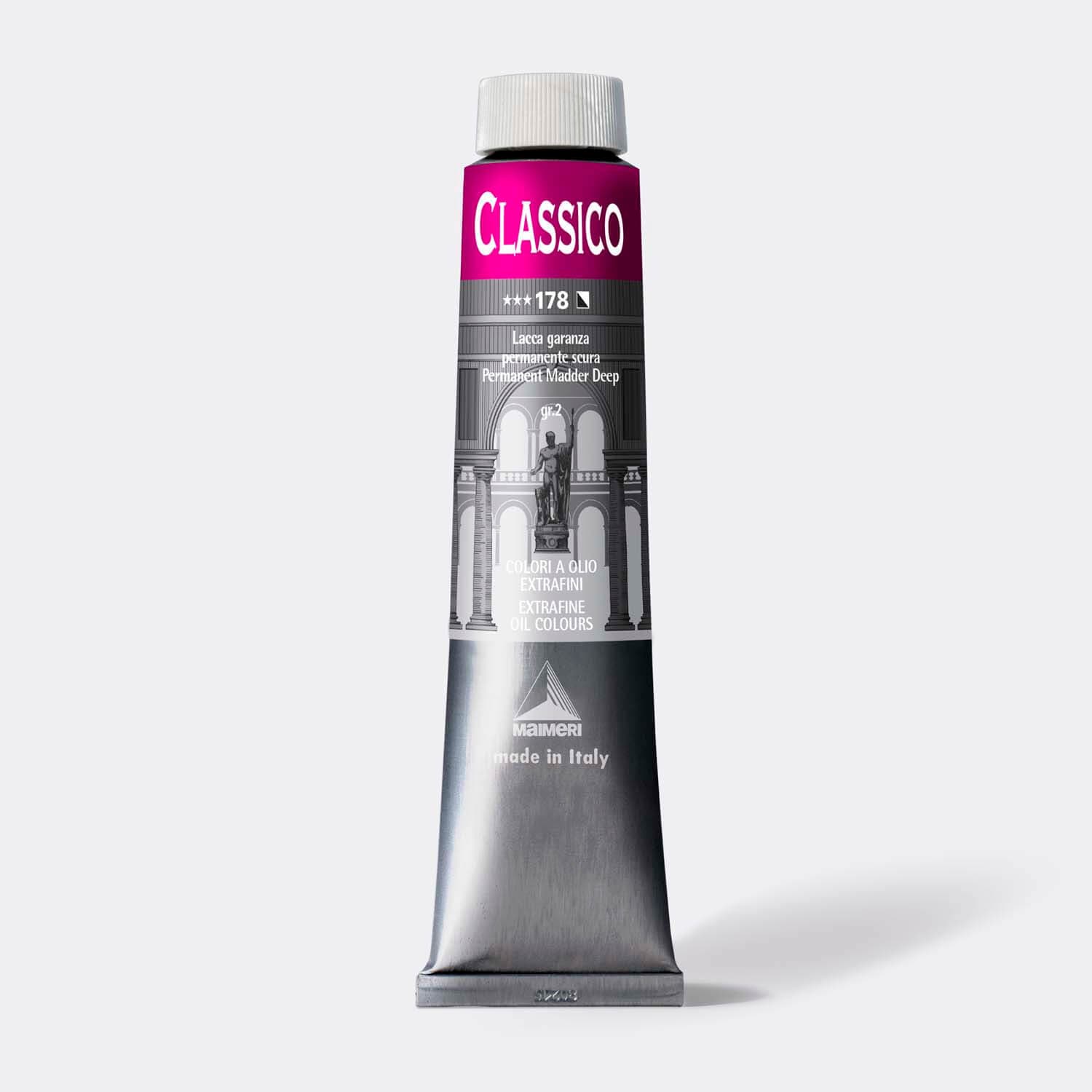Maimeri Classico olejová barva 200 ml permanent madder 178