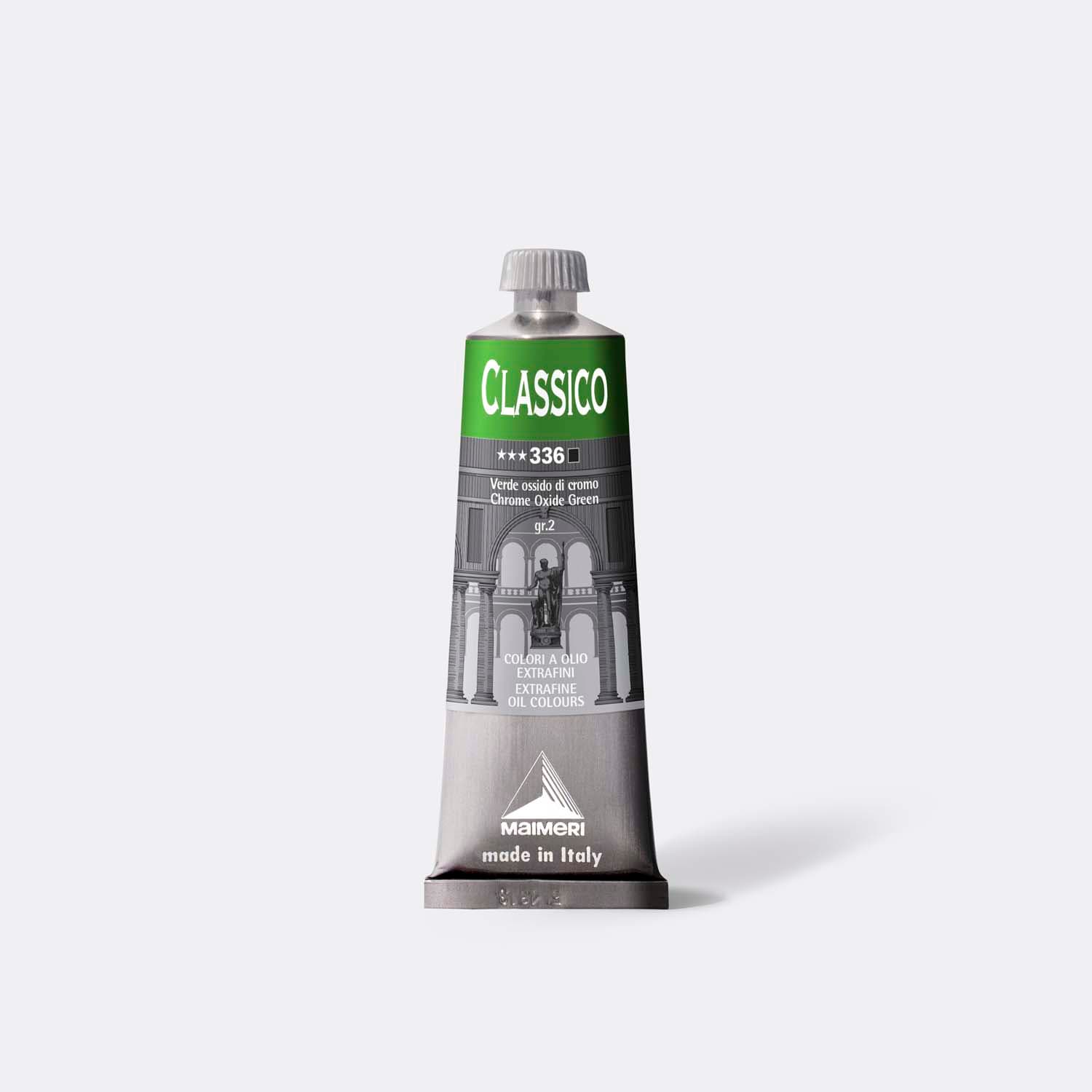 Maimeri Classico olejová barva zelená chrome oxide green 60ml
