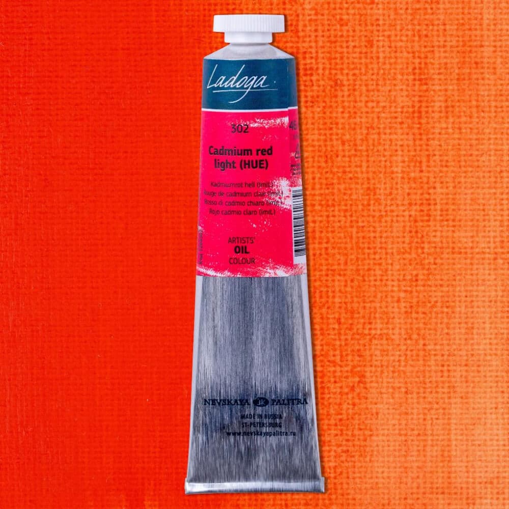 Ladoga olejová barva kadmium červená světlá 46 ml