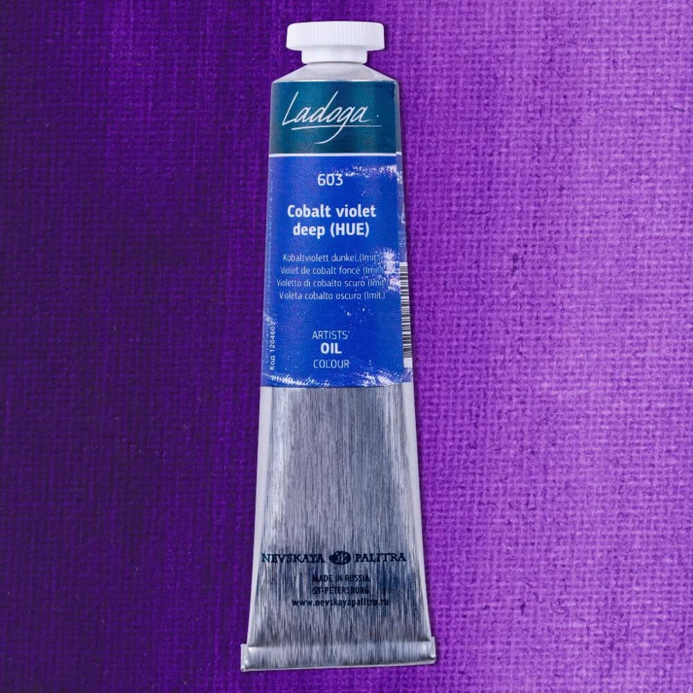 Nevskaya Palitra Ladoga olejová barva kobalt fialový tmavý 46ml