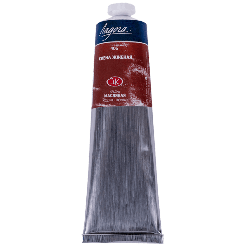 Ladoga olej Burnt Sienna 120 ml hnědá barva Nevskaya Palitra