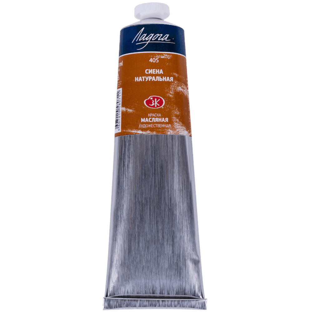 Ladoga olej Raw Sienna hnědá barva 120ml Nevskaya Palitra