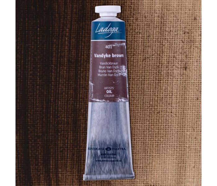 Nevskaya Palitra Ladoga olejová barva hnědá Vandyke 46ml