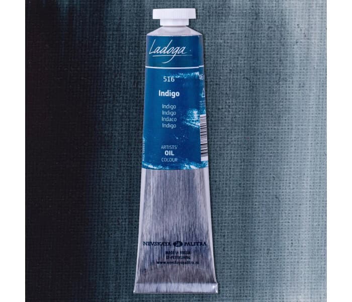 Nevskaya Palitra Ladoga olejová barva modrá Indigo 46 ml