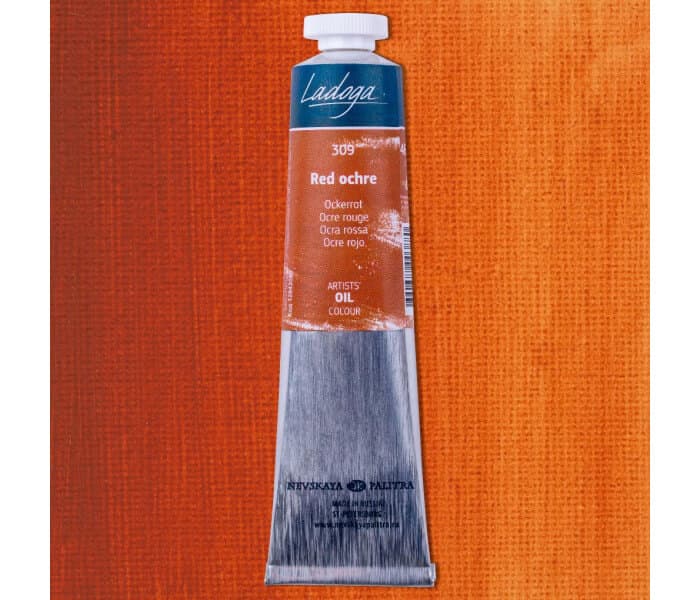 Ladoga olejová barva okr červený 46 ml Nevskaya Palitra