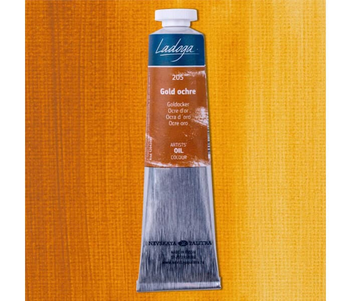 Nevskaya Palitra Ladoga olejová barva zlatý okr 46ml