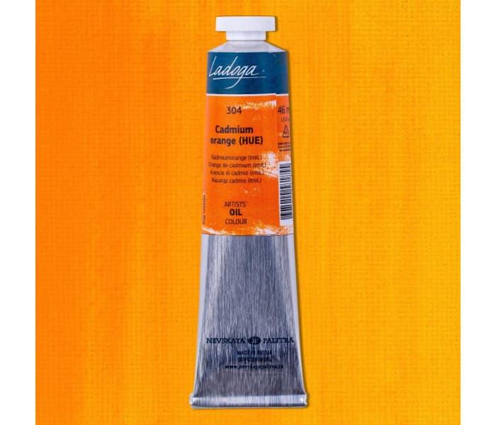 Nevskaya Palitra Ladoga olejová barva kadmium oranžová 46ml