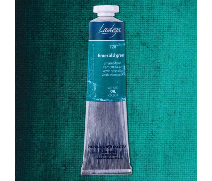 Nevskaya Palitra Ladoga olejová barva zelená smaragd 46ml
