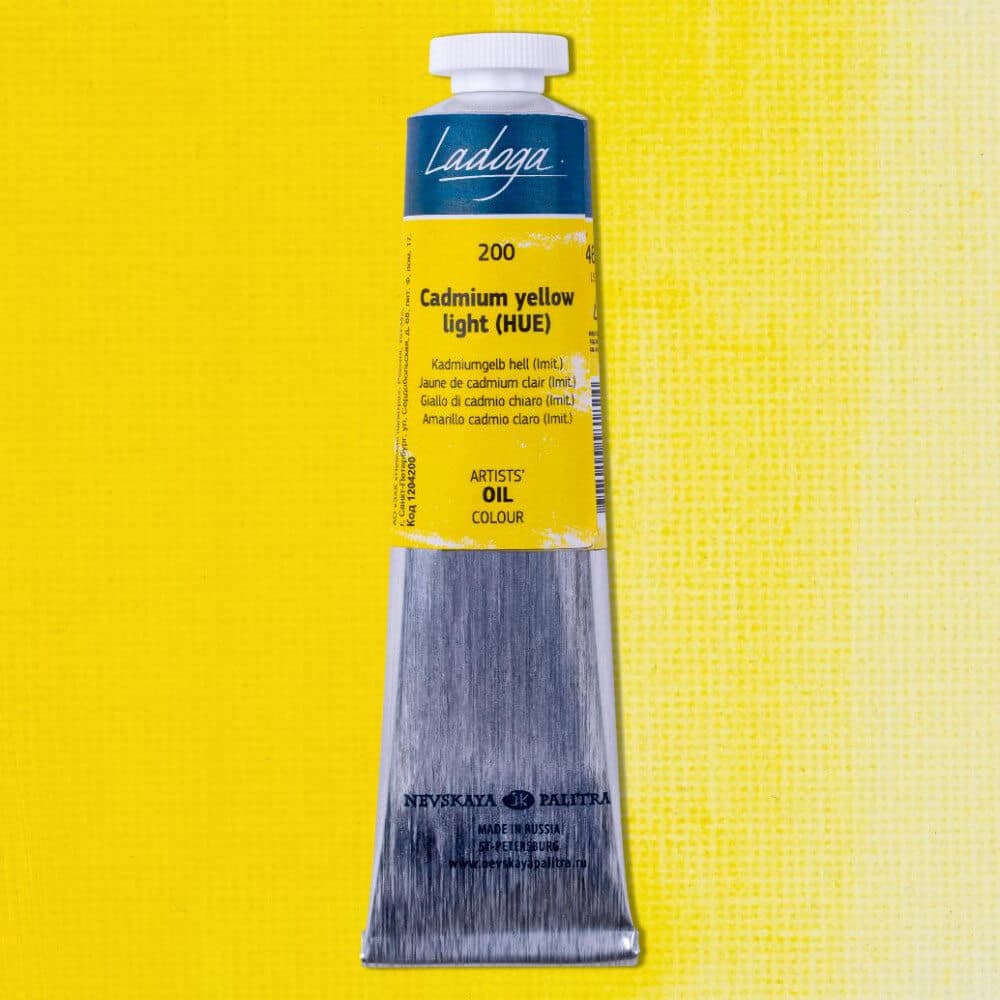 Nevskaya Palitra Ladoga olejová barva kadmium žlutá světlá 46ml