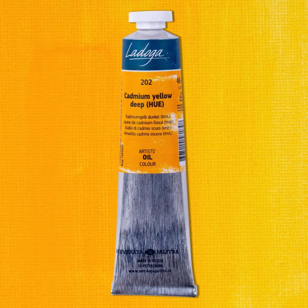 Nevskaya Palitra Ladoga olejová barva kadmium žlutá 46ml