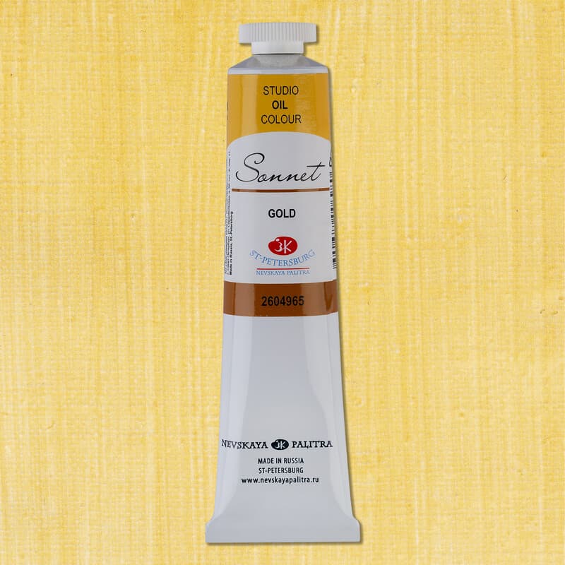 Nevskaya Palitra SONET olejová barva zlatá 46ml