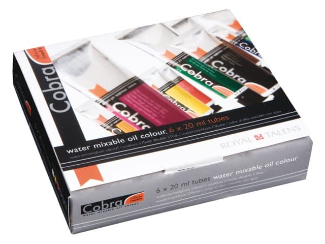 Royal Talens Cobra Art sada 6 olejových barev ředitelných vodou