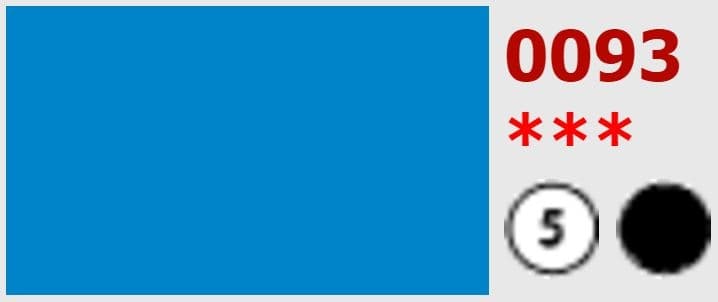 Umton olejová barva Coelionová modř brilantní 20ml