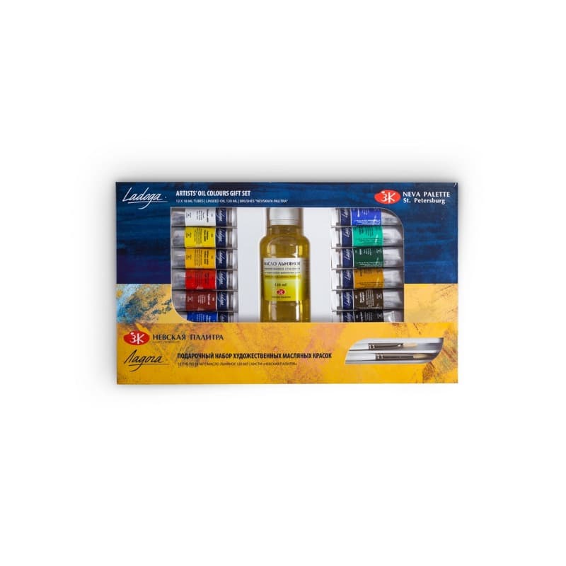 Nevskaya Palitra Ladoga sada 12 olejových barev 18 ml