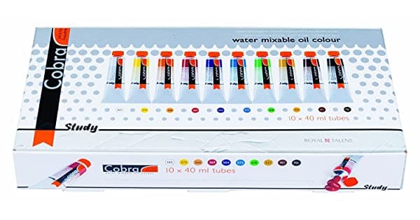 Royal Talens Cobra Study olejové barvy sada 10 barev