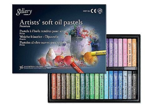 Mungyo Gallery měkké olejové pastely sada 36 barev
