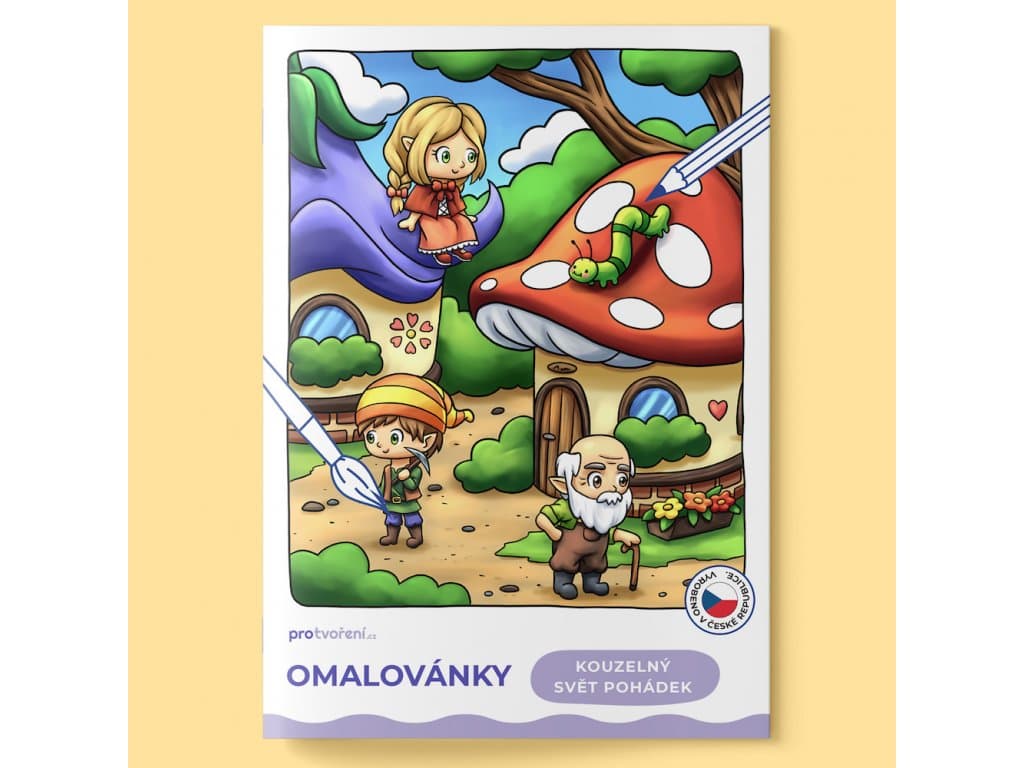Omalovánky A5 Kouzelný svět pohádek Pro tvoření