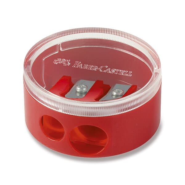 Ořezávátko Faber-Castell Dual se zásobníkem na tužky