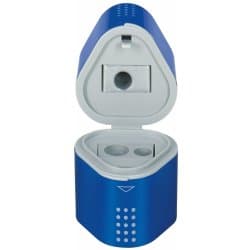 Faber-Castell Ořezávátko Grip 2001 Trio modré čelní pohled