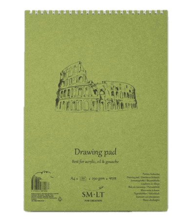 SM.LT blok A4 290g papír pro akryl a olej