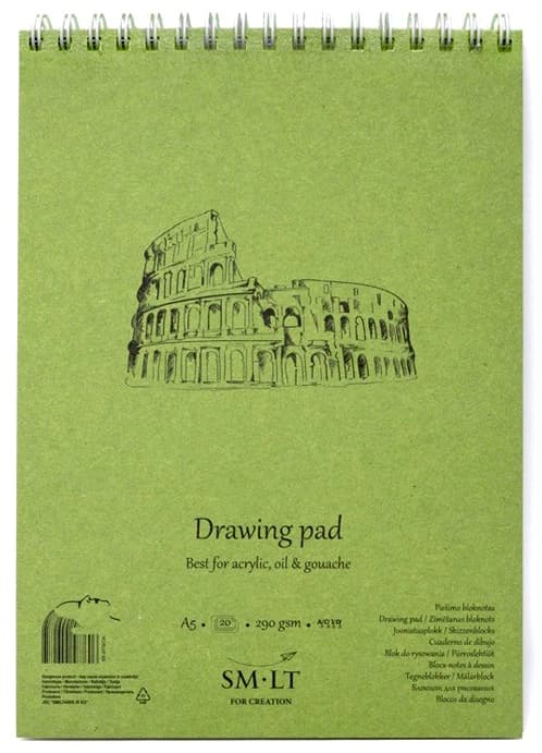 SM.LT blok A5 290g papír na akryl a olej
