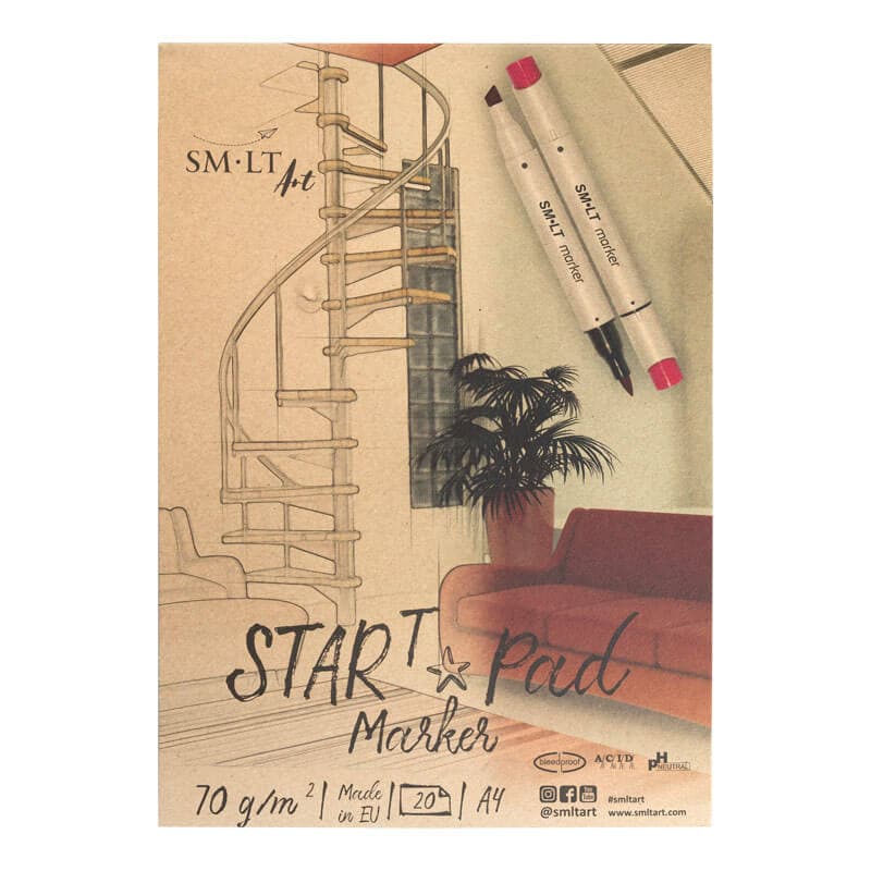 SM.LT Star Pad Marker blok A4 70g na fixy