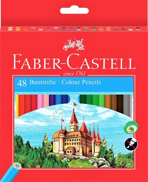Faber-Castell ECO pastelky sada 48 barev šestihranné