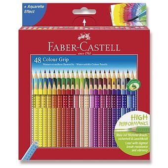 Faber-Castell GRIP 2001 pastelky sada 48 barev trojhranné