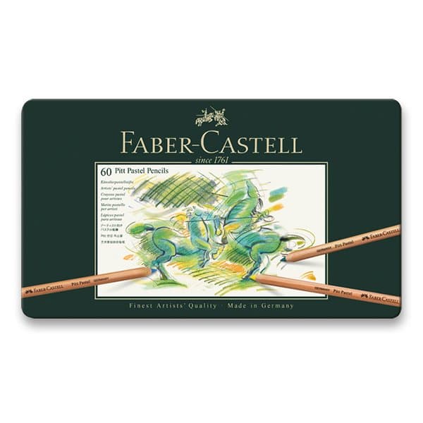 Faber-Castell Pitt Pastel Pencils sada 60 barev umělecké pastely
