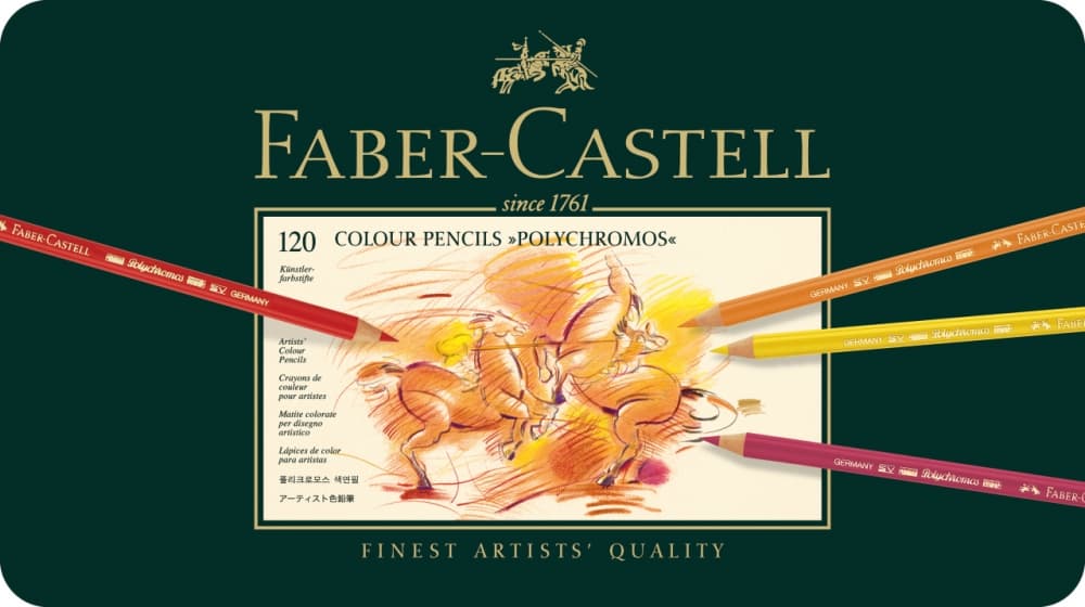 Faber-Castell Polychromos 120 ks umělecké pastelky sada