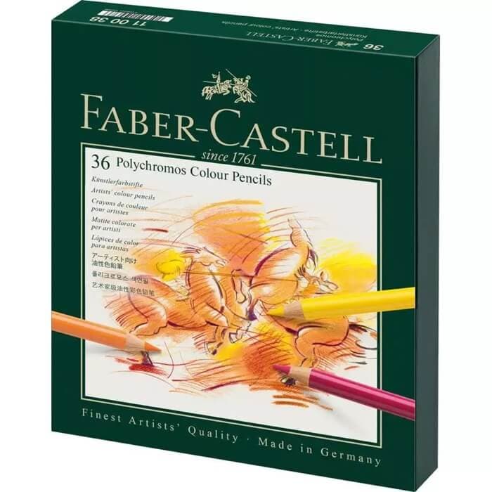 Faber-Castell Polychromos sada 36 uměleckých pastelek Studio Box