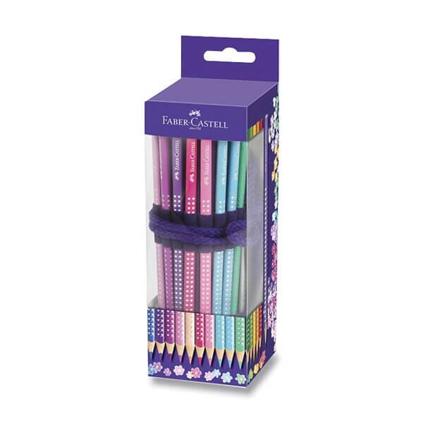 Faber-Castell Sparkle pastelky 20 ks rolovací pouzdro