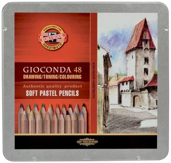 Koh-i-Noor Gioconda Soft Pastel Pencils sada 48 barev