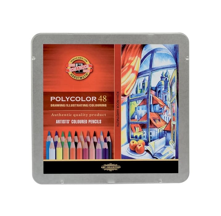 Koh-i-Noor Polycolor 3826 sada 48 uměleckých pastelek šestihranné