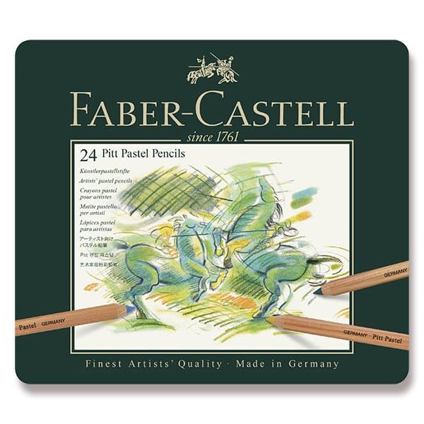 Faber-Castell Pitt Pastel Pencils sada 24 barev