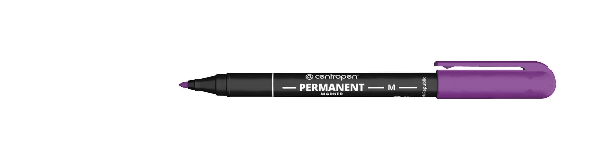 Permanentní fix Centropen 2846 fialový hrot 1 mm