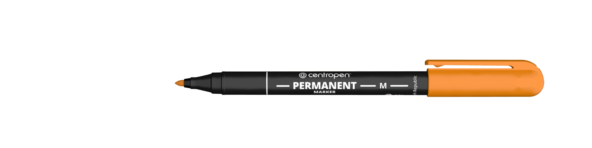 Permanentní fix Centropen 2846 oranžový hrot 1 mm