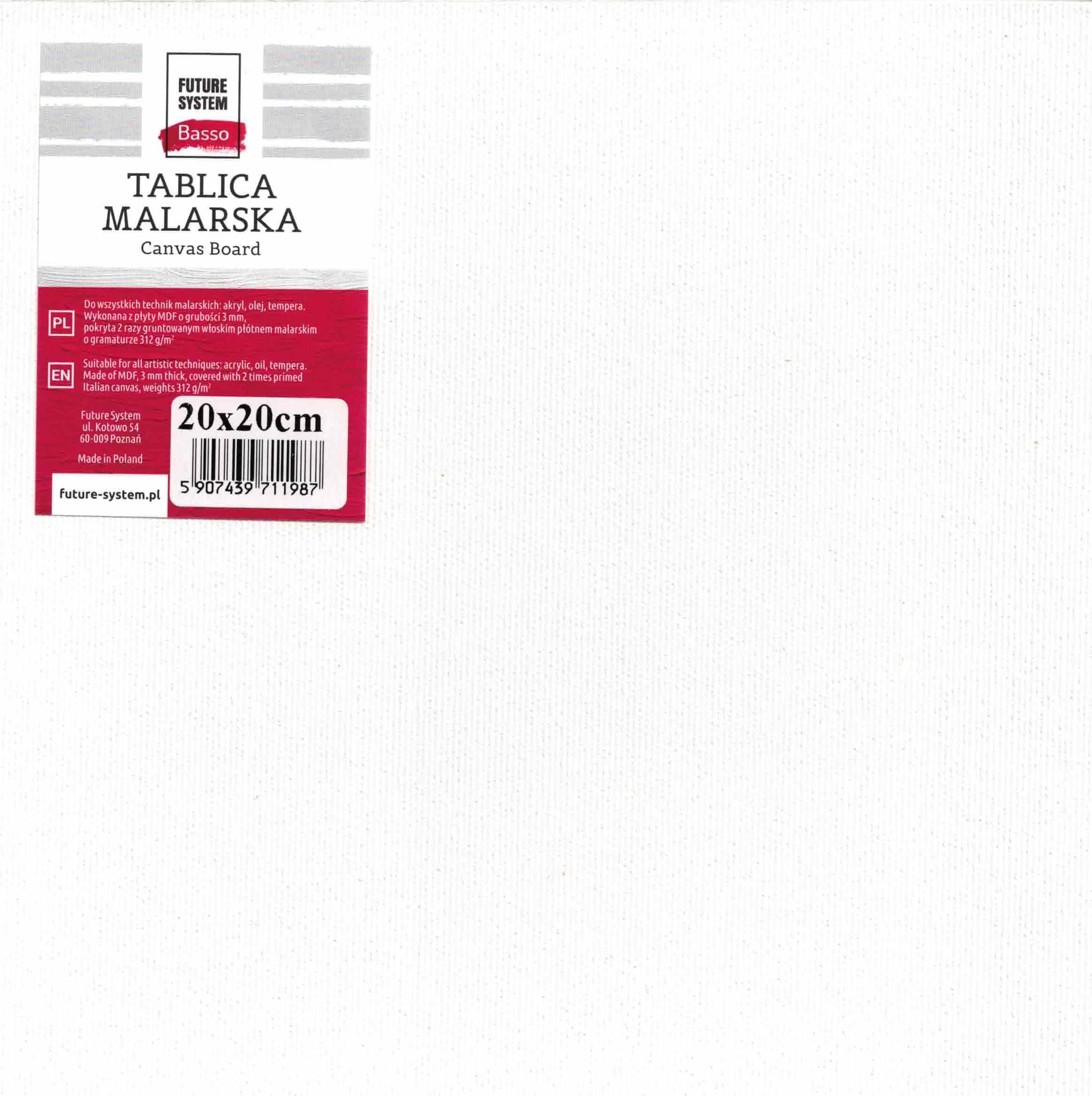 Future Systém Canvas Board deska s plátnem Basso 30x30