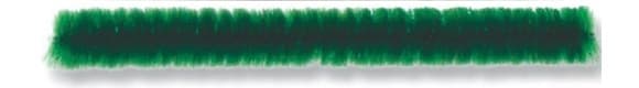 Heyda plyšový drát tmavě zelený 8mm sada 10ks
