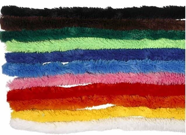 Meyco světle modrý plyšový drát 8mm kreativní tvoření