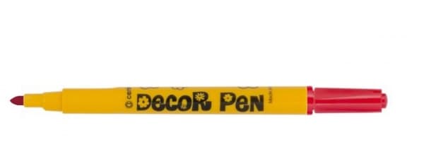 Centropen 2738 Decor Pen červený popisovač 1,5 mm