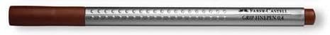 Faber-Castell Finepen GRIP 0,4 mm popisovač hnědý
