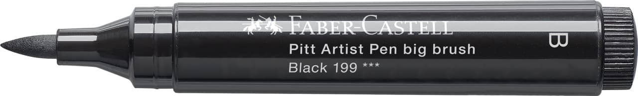 Faber-Castell Pitt Artist Pen Big Brush černý popisovač