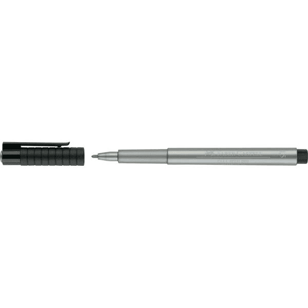Faber-Castell Pitt Artist Pen Metallic stříbrný popisovač 1,5 mm