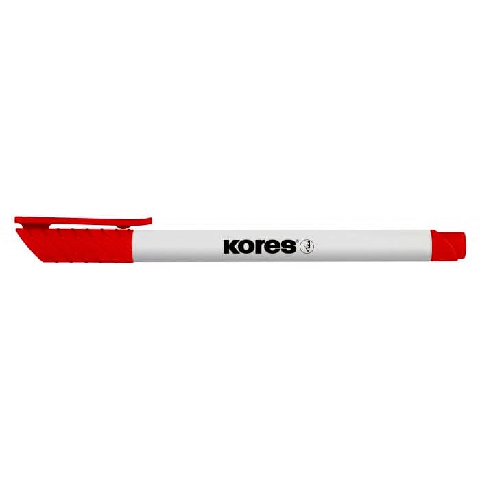 Kores K-Marker Whiteboard tenký červený popisovač na tabule